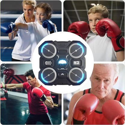 Bluetooth-Enabled Smart Wall-Mounted Boxing Machine for Children with Music Features